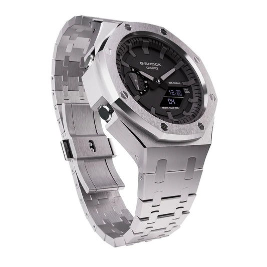 CasiOak Argint Full Metal - Royal Oak (AP Mod)